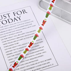 1cm 100 yards christmas ribbon gift packing strap