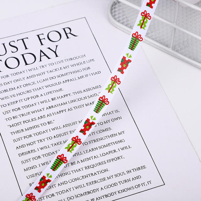 1cm 100 yards christmas ribbon gift packing strap