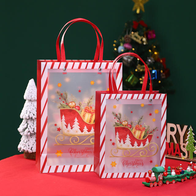 Christmas PP frosted design gift bag