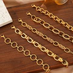 18KG chunky chain stainless steel bracelet set