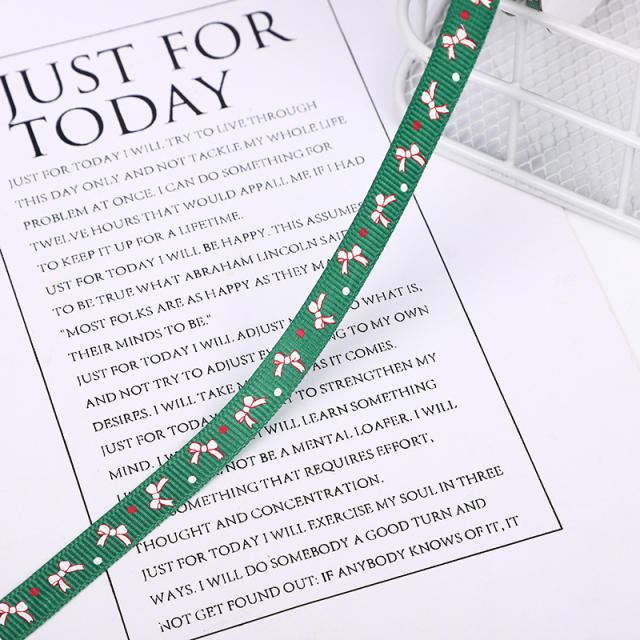 1cm 100 yards christmas ribbon gift packing strap