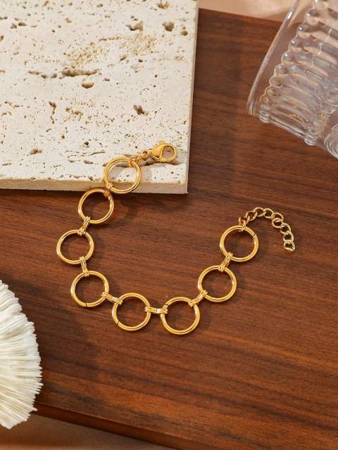 18KG chunky chain stainless steel bracelet set