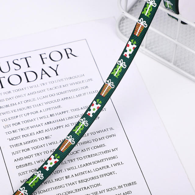 1cm 100 yards christmas ribbon gift packing strap