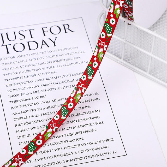 1cm 100 yards christmas ribbon gift packing strap