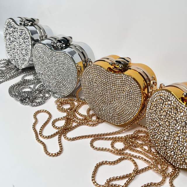 Mini acrylic diamond neat purse bag for women