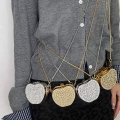 Mini acrylic diamond neat purse bag for women