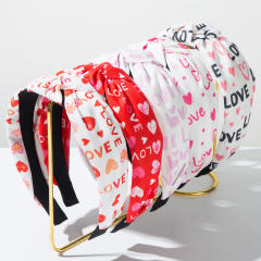 Romantic Valentine's Day knotted headband