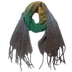 Occident fashion winter Gradient color long scarf
