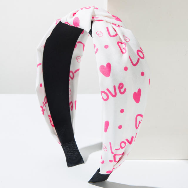 Romantic Valentine's Day knotted headband