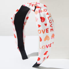 Romantic Valentine's Day knotted headband