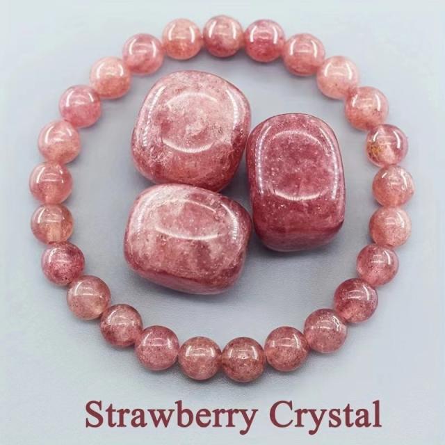 Hot sale natural stone beaded elastic bracelet