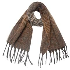 Occident fashion winter Gradient color long scarf