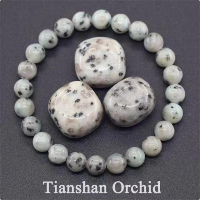 Hot sale natural stone beaded elastic bracelet