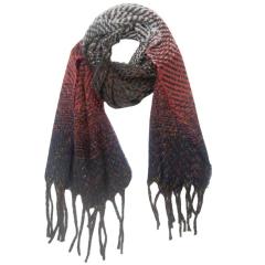 Occident fashion winter Gradient color long scarf