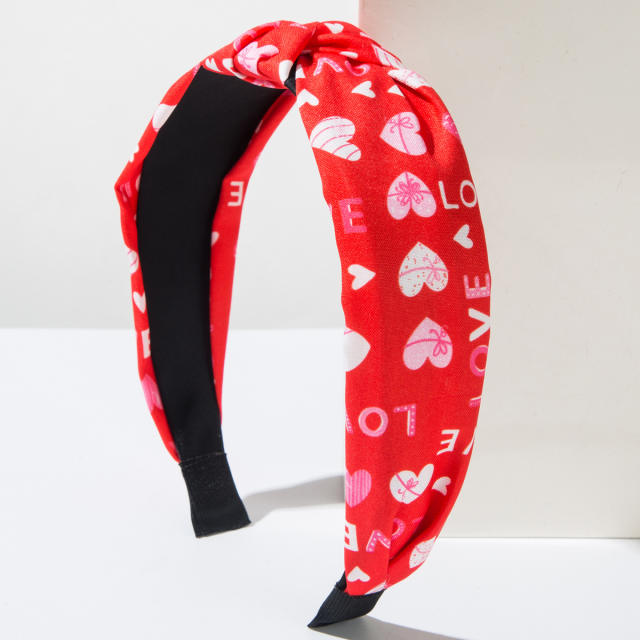 Romantic Valentine's Day knotted headband