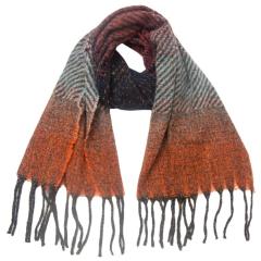 Occident fashion winter Gradient color long scarf