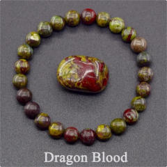 Hot sale natural stone beaded elastic bracelet