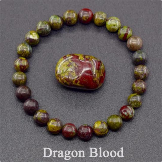 Hot sale natural stone beaded elastic bracelet
