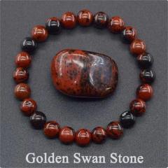 Hot sale natural stone beaded elastic bracelet