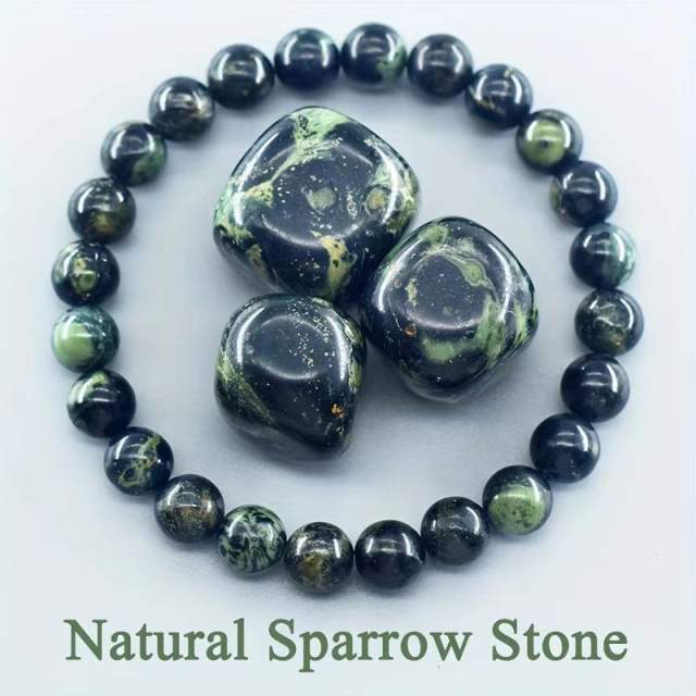 Hot sale natural stone beaded elastic bracelet