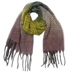 Occident fashion winter Gradient color long scarf