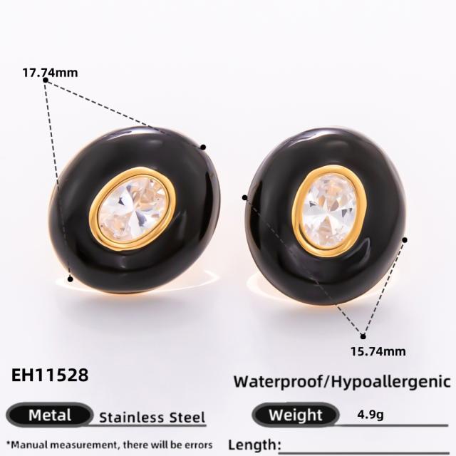 925 needle winter autumn design copper flower ball bead earrings collection