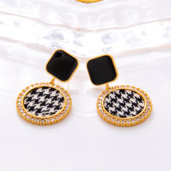925 needle winter autumn design copper flower ball bead earrings collection