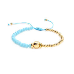 Boho colorful seed bead evil eye bacelet set
