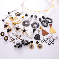 925 needle winter autumn design copper flower ball bead earrings collection