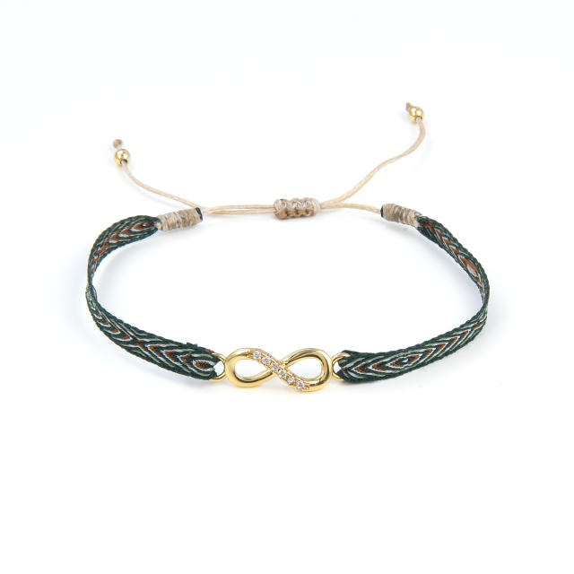 Handmade natural design braid bracelet collection boho bracelet