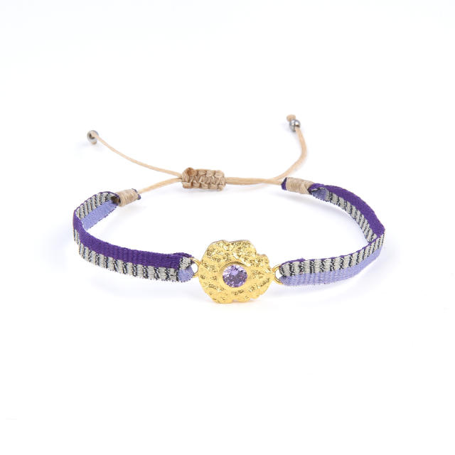 Handmade natural design braid bracelet collection boho bracelet
