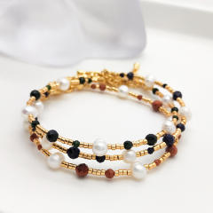 Boho miyiki bead waterpearl bead bracelet for women beach bracelet