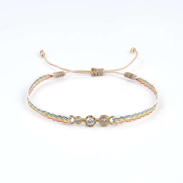 Handmade natural design braid bracelet collection boho bracelet