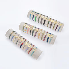 Handmade natural design braid bracelet collection boho bracelet