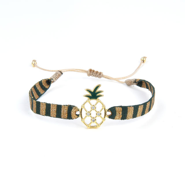 Handmade natural design braid bracelet collection boho bracelet