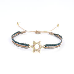Handmade natural design braid bracelet collection boho bracelet