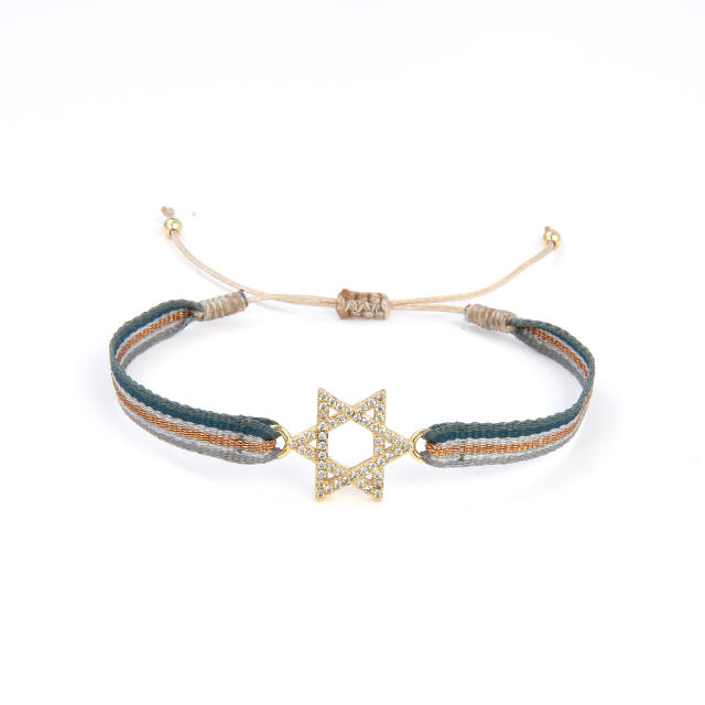 Handmade natural design braid bracelet collection boho bracelet