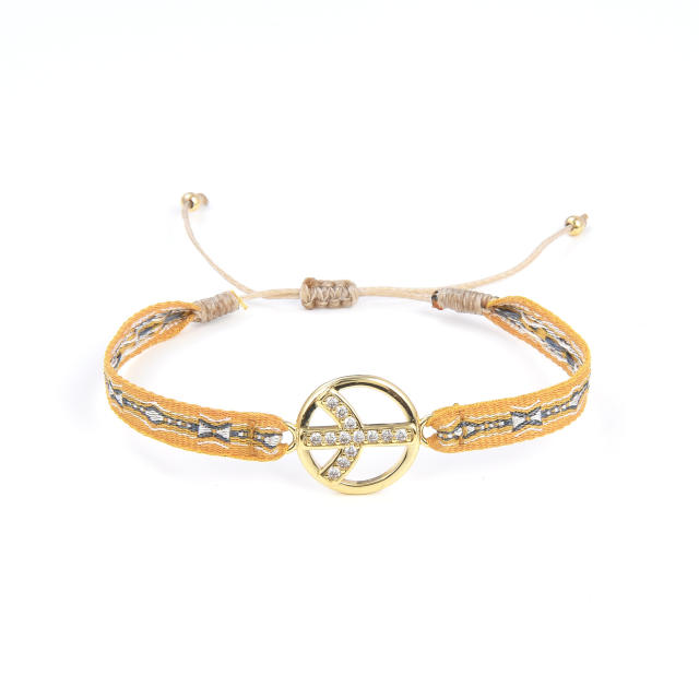 Handmade natural design braid bracelet collection boho bracelet