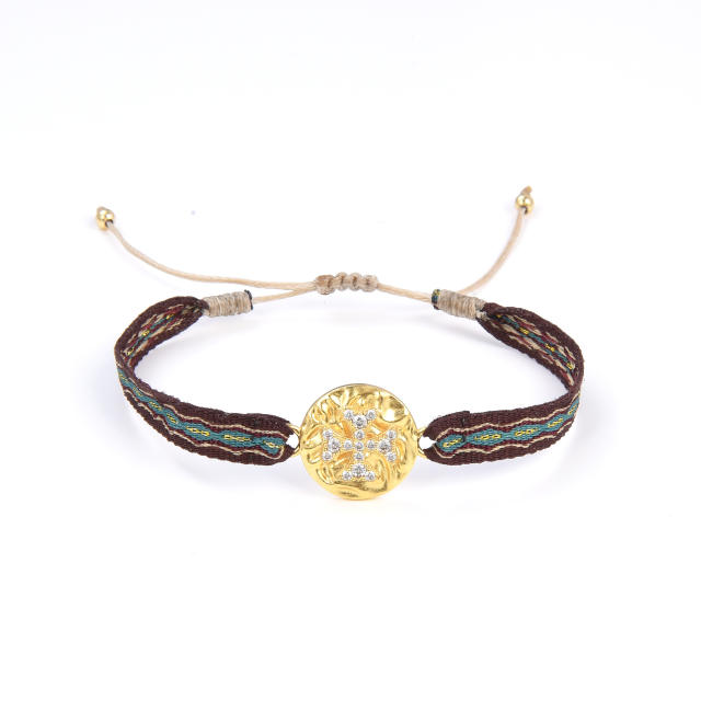 Handmade natural design braid bracelet collection boho bracelet