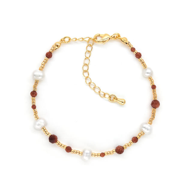 Boho miyiki bead waterpearl bead bracelet for women beach bracelet
