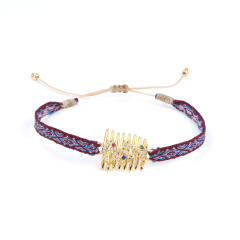 Handmade natural design braid bracelet collection boho bracelet