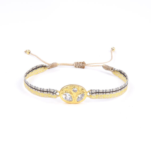 Handmade natural design braid bracelet collection boho bracelet