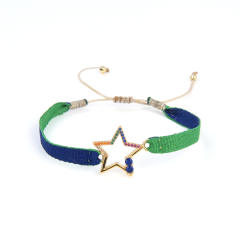 Handmade natural design braid bracelet collection boho bracelet