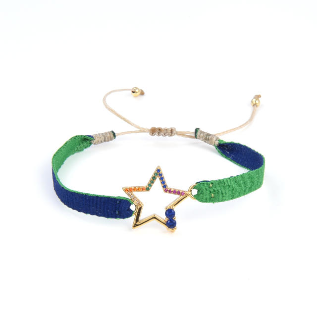 Handmade natural design braid bracelet collection boho bracelet