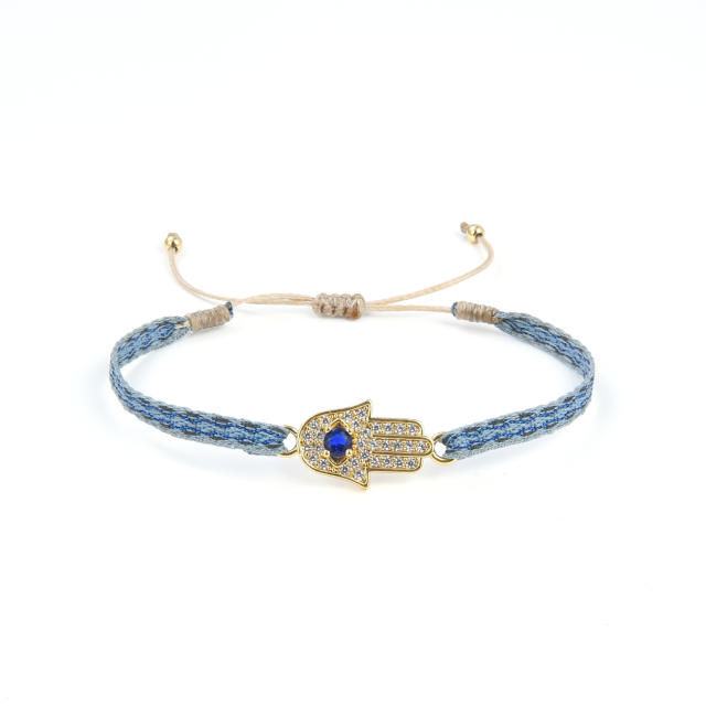 Handmade natural design braid bracelet collection boho bracelet