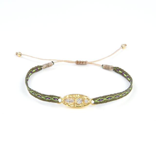 Handmade natural design braid bracelet collection boho bracelet