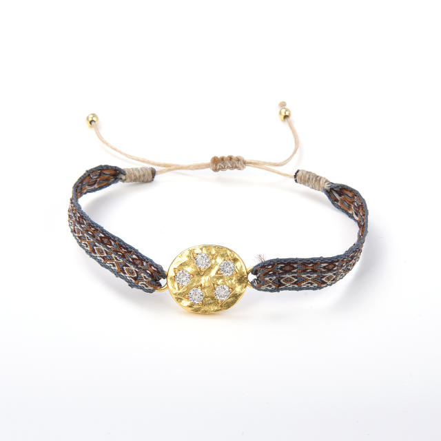 Handmade natural design braid bracelet collection boho bracelet