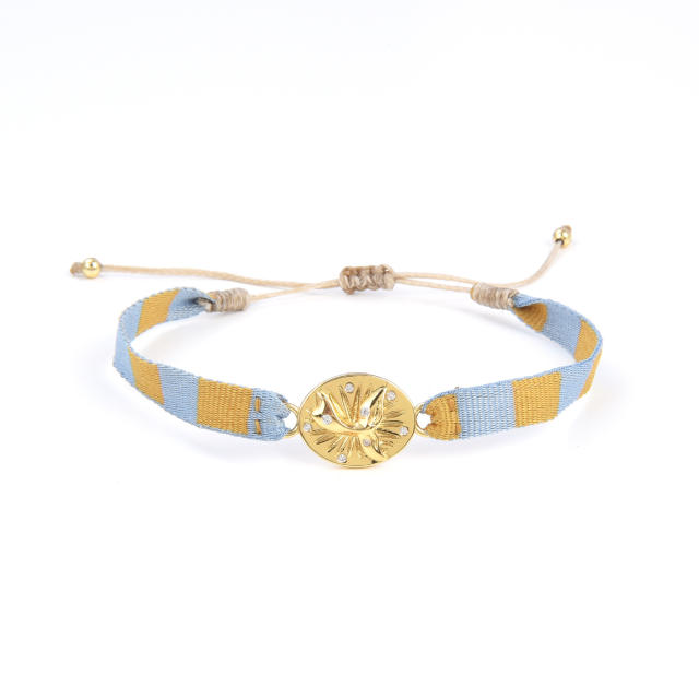 Handmade natural design braid bracelet collection boho bracelet