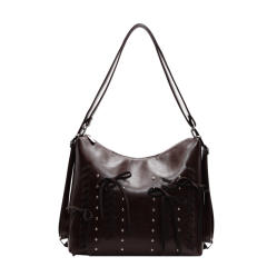 Sweet Cool Spice Girl Motorcycle Backpack Leather Bow Accessory Tote bag