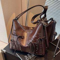Sweet Cool Spice Girl Motorcycle Backpack Leather Bow Accessory Tote bag